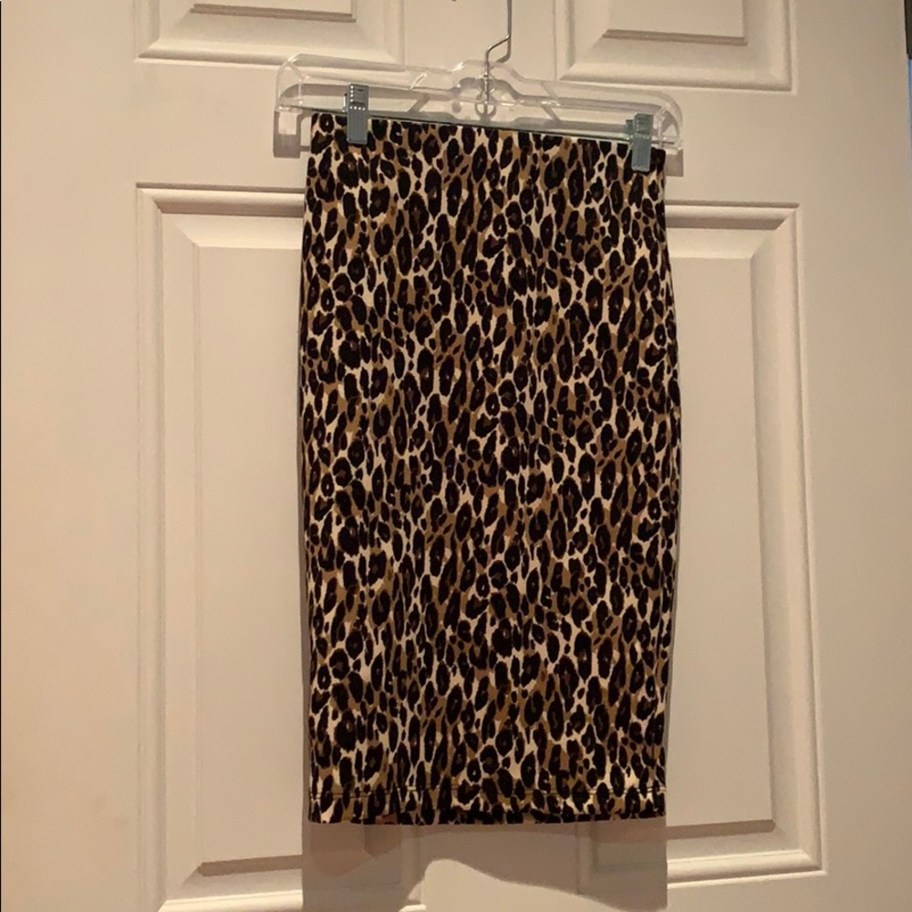 Charlotte Russe Cheetah Skirt